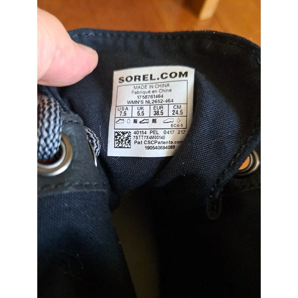 Sorel Women's Slimpack 1964 Boots Waterproof Collegiate Navy Canvas Rubber 7.5